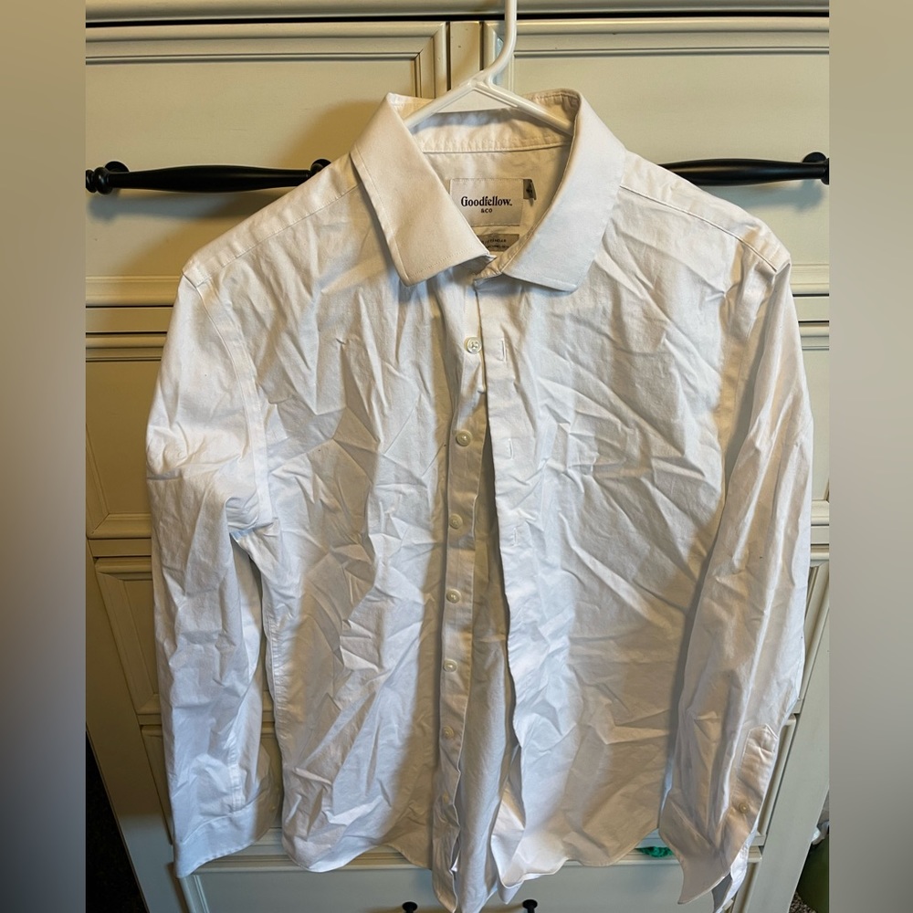 White button up formal shirt
